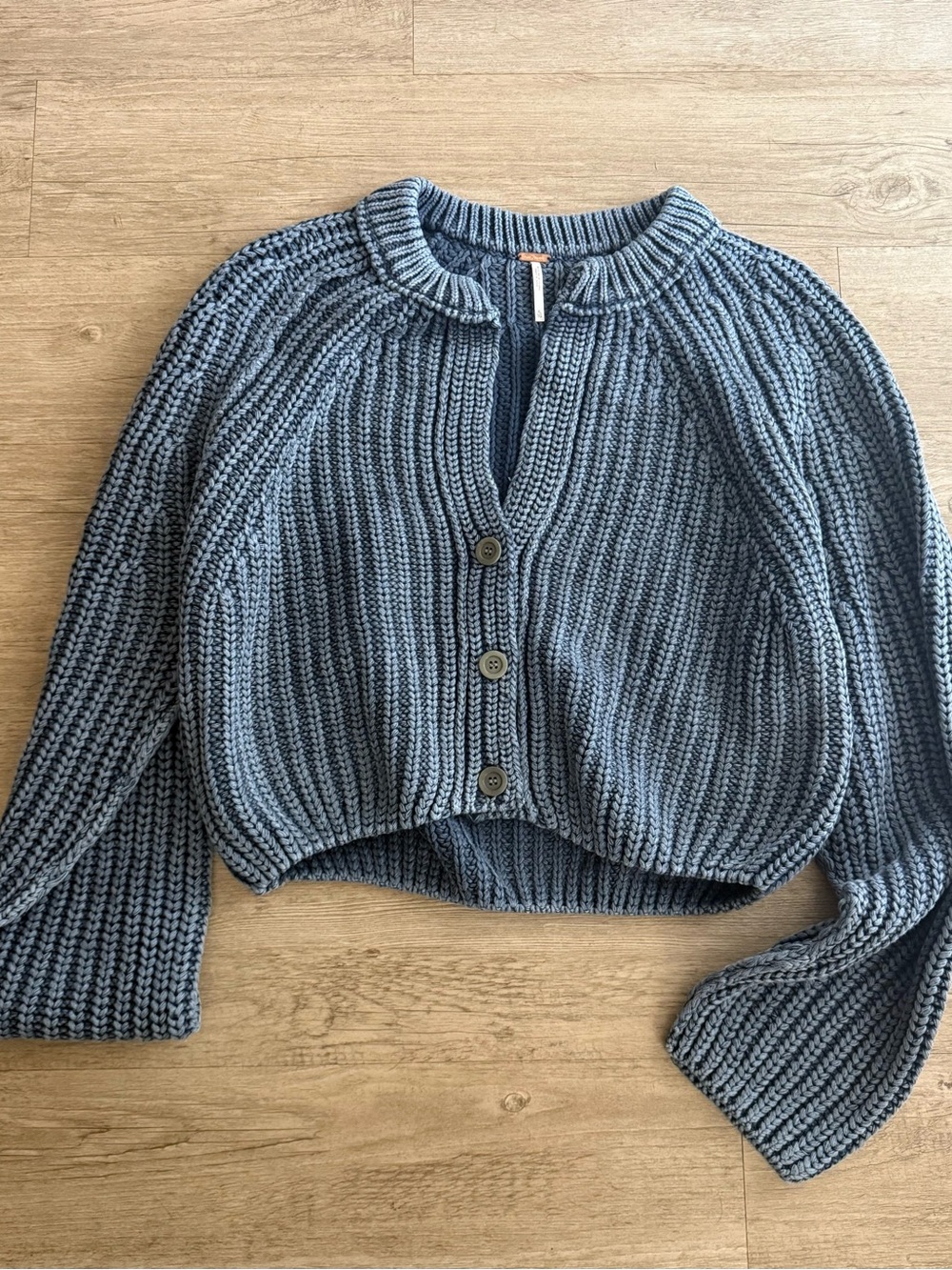 Free People Sweet Nothing Cardigan - Slate Blue